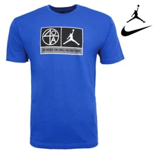 Nike Air Cotton Men's T Shirt The Father The Son & The Holy Game Graphic Print