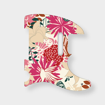 Fender Tele Pickguard   Floral #1   Custom Pickguard   Graphic   Stormguitar