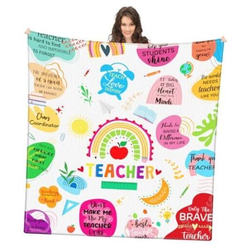 Best Teacher Gifts for Women Teacher Appreciation Gifts Teacher Blanket 60x50