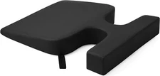 EASY SPA Massage Table Breast Pillow for Bust Sizes(AA-D), Prone Pillow Black