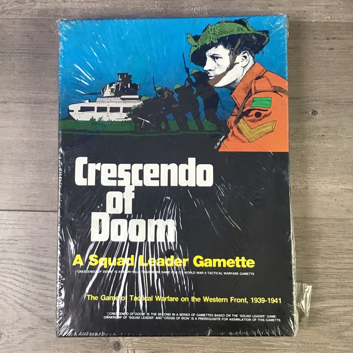 未使用　アバロンヒル　Crescendo of Doom CRESCENDO OF DOOM A Squad Leader Gamette Avalon Hill 1979