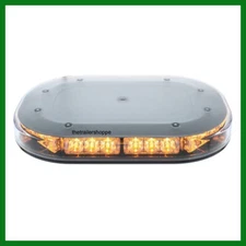 UPI Mini Lightbar Magnet Mount Amber Flashing  Strobe 30 LEDs Low Profile 36921