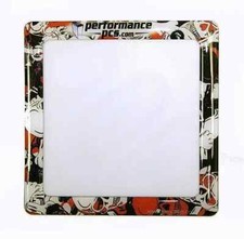 DEMCiflex 80/92mm Magnetic Fan Dust Filter - Death Knell with White Mesh