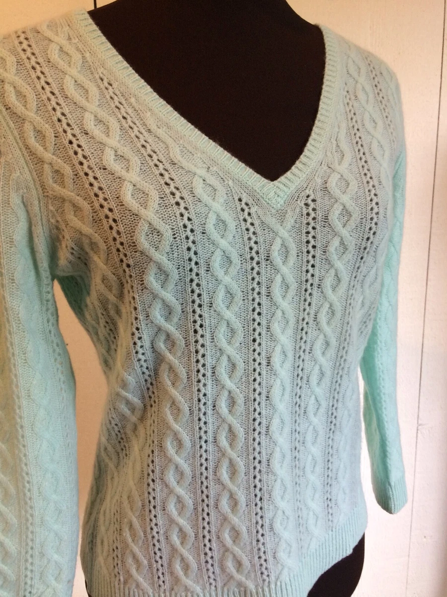 Only Mine Mint Green Knit Sweater Size Small