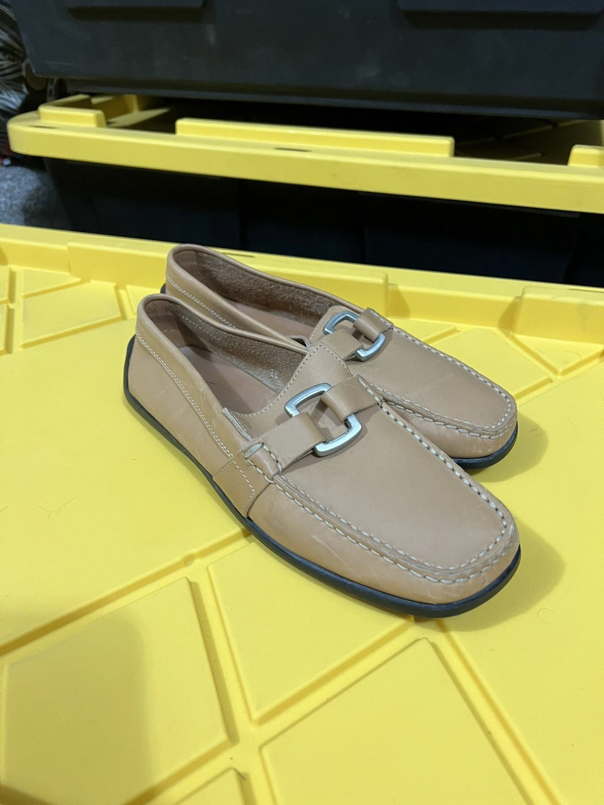 TOD’S Mocassini bianchi TOD'S in pelle con frange taglia 38