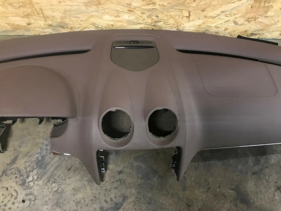 MERCEDES BENZ GL450 X164 OEM 07-12 TABLERO DELANTERO TABLERO PANEL CUBIERTA MARRÓN  Foto 3 de 4