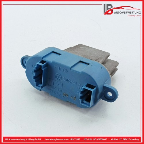 VW TOUAREG 7LA, 7L6, 7L7 2.5 R5 Widerstand Heizung Innenraumgebläse 7L0907521 - Picture 2 of 3