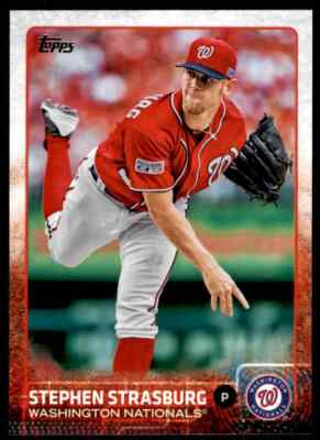 2015 Topps Series 2 Stephen Strasburg #665 Washington Nationals