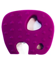 Lil Jumbl Baby Teething Elephant Heart PT001 Violet