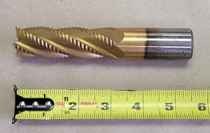 MHC 1"X1" HSS-CO8 ROUGHING END MILL 5 FLUTE 3" LOC 5-1/2" OAL