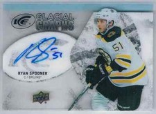 2016-17 ICE GLACIAL GRAPHS RYAN SPOONER AUTO BOSTON BRUINS #GG-RS