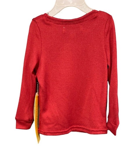 NWT Kids Rae Dunn "Joy" Red Shirt SZ 3T Kids PJ Top - Picture 2 of 8