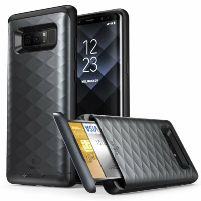For Samsung Galaxy Note 8 Case, Clayco Argos Protective Cover with ID Card Slot