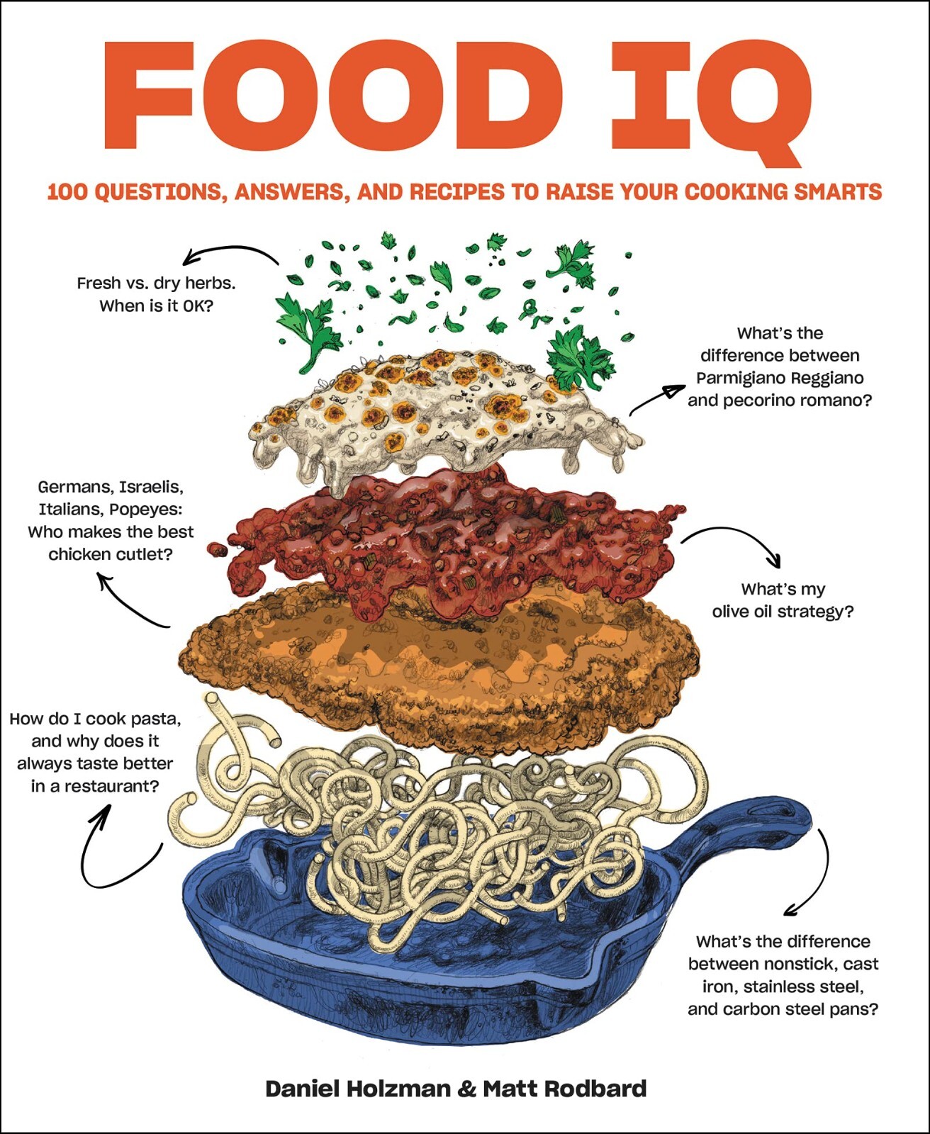 Food IQ: 100 Questions,Answers,Recipes to Raise Your Cooking by Daniel Holzman