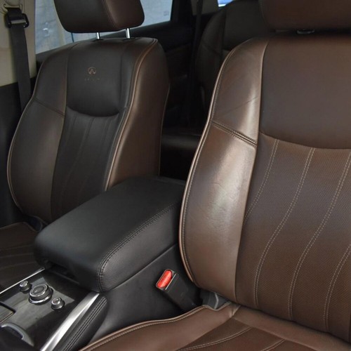 Leather Center Console Lid Armrest Cover Black For Infiniti QX60 JX35 2014-2020 - Bild 11 von 15
