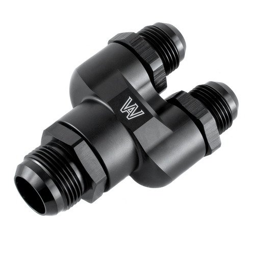 AN4 AN6 AN 8 AN10 AN12 Block Fuel Y Fitting Adapter For Oil/Fuel/Gas