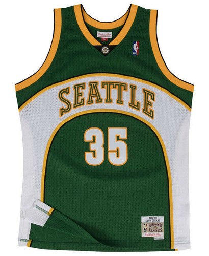 Seattle Sonics Kevin Durant Mitchell & Ness Green 2007/08 NBA Swingman Trikot - Bild 2 von 10