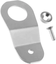 Silver Aluminum Radiator Stay Mount Bracket w/ Screw for 96-00 Honda Civic EK