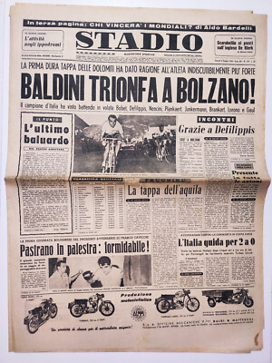 Stadion 6 Juni 1958 Ercole Baldini BOLZANO -WILLIE Pastrano-Scarabellin