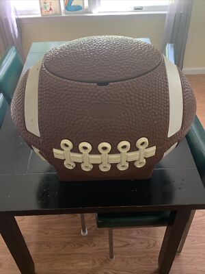 Vtg Little Tikes Football Toy Box Tailgate Ice Chest Drink Cooler