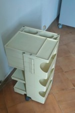 Carrello plastica boby  a 3 cassetti di Joe Colombo per Bieffeplast anni '70