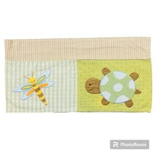 Lambs  Ivy 2 Piece Set Dust Ruffle Valance Monkey Turtle Alligator Polka Dots