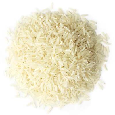 Organic Basmati White Rice   Non-GMO, Raw, Non-Irradiated, Kosher, Vegan, Bulk