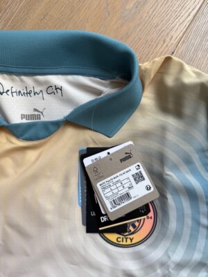 Manchester City x Oasis Puma Fourth Soccer Replica Jersey Size