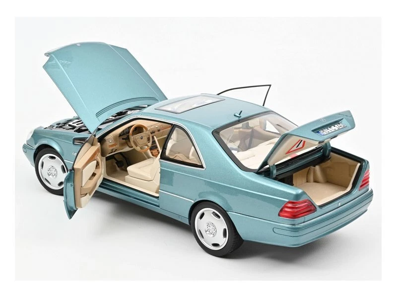 MB Mercedes Benz CL 600 - 1997 - bluemetallic - Norev 1:18 - Immagine 2 di 4