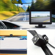 rear view Car hd camera 4.3" display screen parking system pickup truck RV