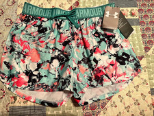 Girls Under Armour Heatgear Athletic Shorts - Size YLG - New with Tags