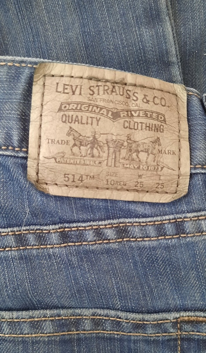 Jean Levi's 514 Slim Straight Garçon Taille 25x25 - Occasion Très Bon état - Coupe Slim