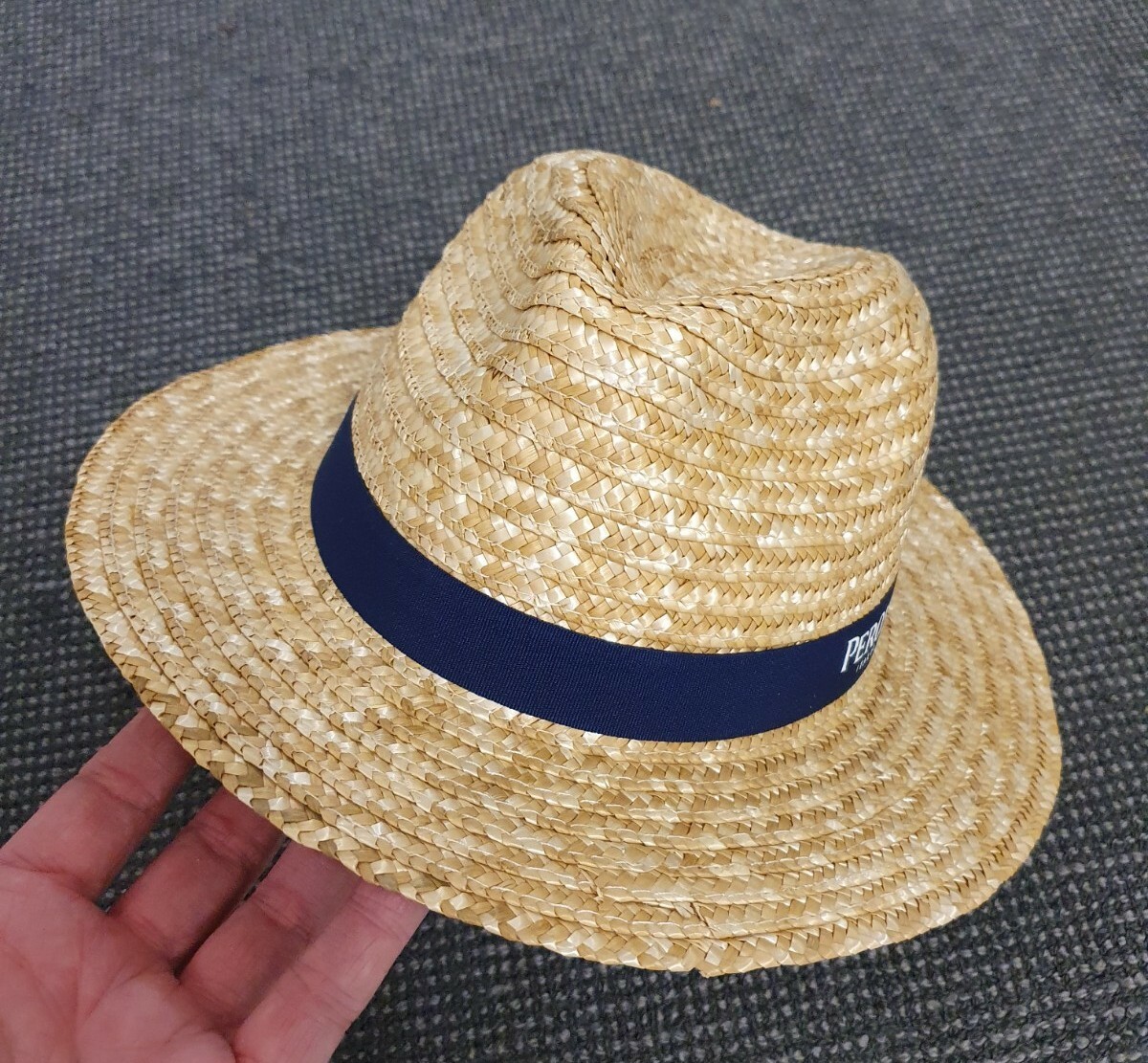 🔶️PERONI ITALIA BEER ADVERTISING MEMORABILIA STRAW FEDORA