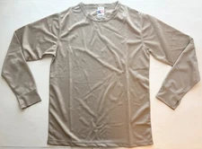 Tan Beige Military Midweight Thermals Winter Underwear Long Johns Base Layer MED