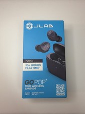 JLAB Go Pop Plus Wireless Earbuds - Purple  