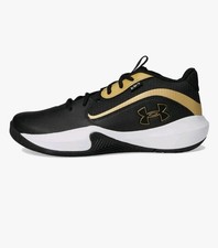 Under Armour Lockdown 7 Unisex Black Metallic Gold Size 9