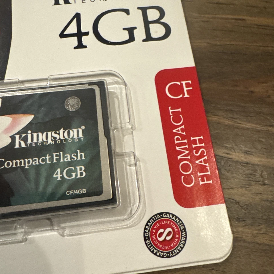Retail Boxed Kingston 4GB CompactFlash Memory Card (CF/4GB) - Image 3 of 4