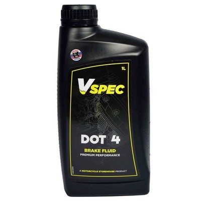 Vspec Bremsflüssigkeit Kupplung DOT 4 für Harley Motorrad ABS ASR 1Liter