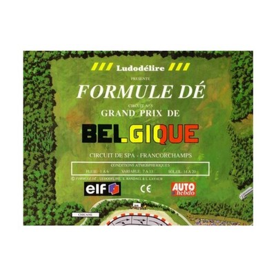 Ludodelire Brettspiel Formula De - Circuit #5 - Belgique - Bag SW (EX/Neu)
