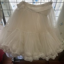Vintage Fantasia Petticoat Square Dance Short Crinoline 20  Long OneSizeFitsAll