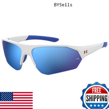 Under Armour Playmaker Jr. Wrap Around Sunglasses, Kids' Sunglasses with TR90 Fr