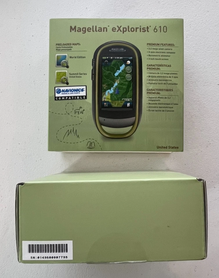 Magellan eXplorist 610 Waterproof Hiking GPS - NEW - Image 3 of 4