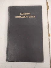 Cameron Hydraulic Data Compliments of Ingersoll-Rand Company 1958
