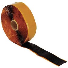 Butyl Tape, 30 Ft Lg, 2 In Width, 1/8 In Thick, Bitumen, Butyl, Black, 4Pde9