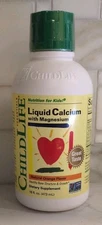 Essentials Child Life Liquid Calcium Magnesium Natural Orange - 16 fl oz 12/2025