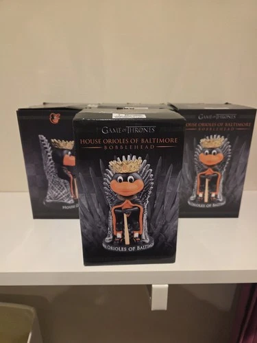 2019 Baltimore Orioles Game Of Thrones Oriole Bird Bobblehead Bobble Rare