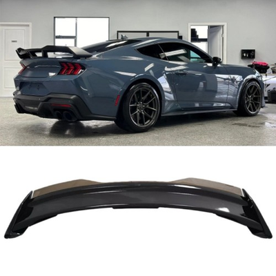 #ad Gloss Black Spoiler Wing W Gurney Flap DH Performance 2024 2025 Ford Mustang $155.00