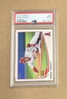 2013 Topps Baseball Mike Trout Angels Sliding Rookie Cup Card #27 PSA 9