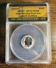 2018-S Silver Roosevelt Reverse Proof Dime FDOI RP 70 DCAM