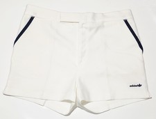 VINTAGE ADIDAS TENNIS SHORTS 1970's / 80's MEN'S Adjustable Waistband 34/36